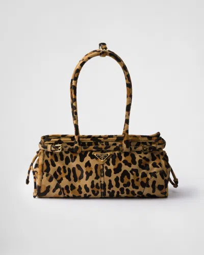 PRADA PRADA BONNIE MEDIUM PRINTED LEATHER HANDBAG