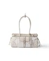 Prada White Bonnie Medium Shoulder Bag
