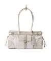 Prada White Bonnie Medium Shoulder Bag In Neutral