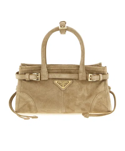 Prada ' Bonnie' Mini Handbag In Sand