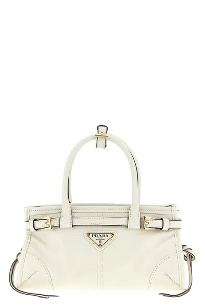Prada 'bonnie' Mini Handbag In White