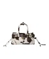Prada Bonnie Mini Printed Leather Handbag In Multi