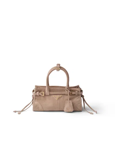 Prada Bonnie Mini-handtasche Aus Veloursleder
