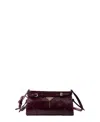 Prada Womens Burgundy Brand-plaque Small Leather Shoulder Bag In Burgundy