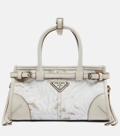 Prada Bonnie Small Top-handle Bag In Red