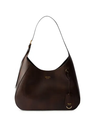 Prada Boogie Large Leather Bag