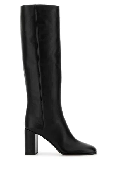 Prada Black Leather Boots