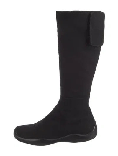 Pre-owned Prada Boots In Black