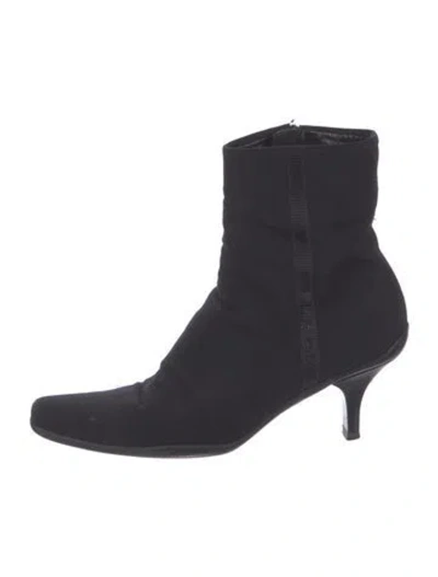 Pre-owned Prada Boots In Black