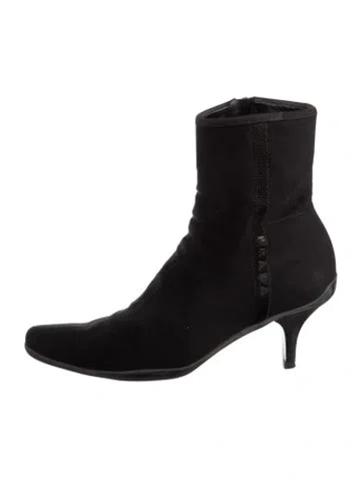 Pre-owned Prada Boots In Black
