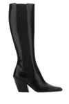 Prada Women's Leather Boots In Black