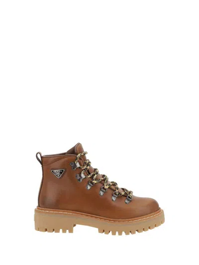 Prada Boots In Brown