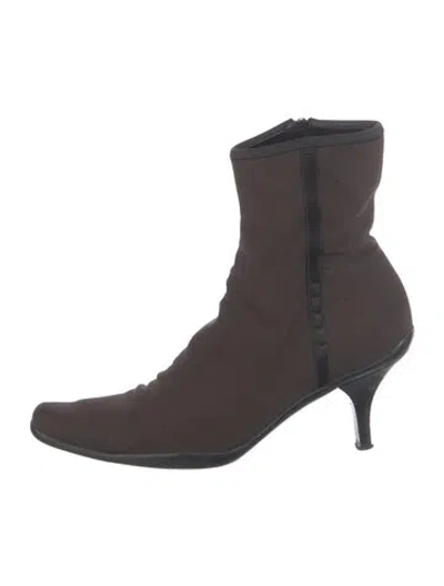 Pre-owned Prada Boots In Brown