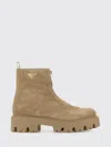 Prada Chunky Sole Ankle Boots With Pull Tab In Transparent