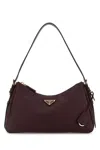 Prada Bordeaux Aimee Medium Shoulder Bag In Burgundy