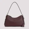 Prada Medium Aimee Shoulder Bag In Leather In Red