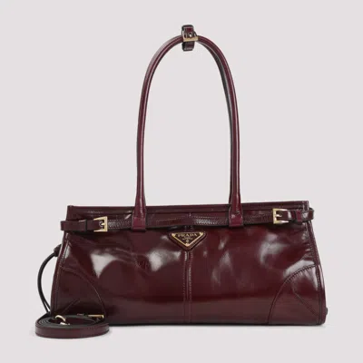 PRADA BORDEAUX BONNIE SHOULDER BAG