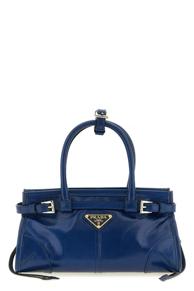 Prada Borsa A Mano 'bonnie' Mini In Blue