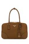 Prada Borsa A Mano Re-edition 1978 Media In Tela Caramello  Donna