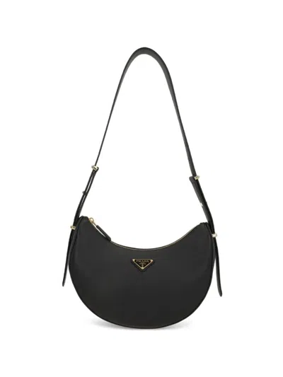 PRADA ARCUE LEATHER SHOULDER BAG