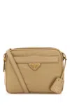Prada Borsa A Tracolla In Re-nylon Beige  Donna