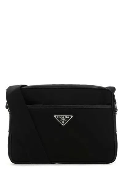 Prada Black Recycled Polyamide Crossbody Bag