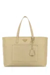 Prada Borsa Shopping Re-edition 1978 Grande In Re-nylon Sabbia Donna