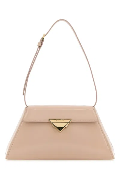PRADA BORSA A SPALLA IN PELLE ROSA CIPRIA  DONNA