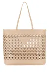 Prada Sand Leather Shopping Bag