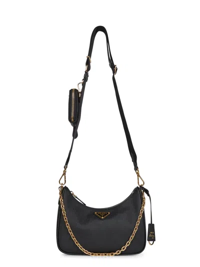 Prada Borse Black Prada Re-edition 2005 Bag