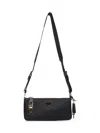 Prada Borse Black Small Shoulder Bag In White