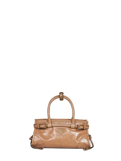 Prada Borse Cameo Prada Bonnie Mini Handbag In Brown