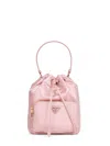 Prada Borse Pink Prada Duet Bucket Bag