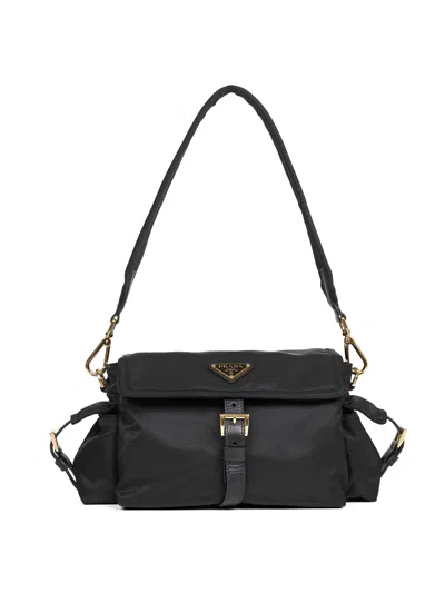 Prada Borse Prada Explore Medium Black Shoulder Bag