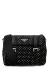 Prada Borsa A Tracolla In Re-nylon Nero Donna