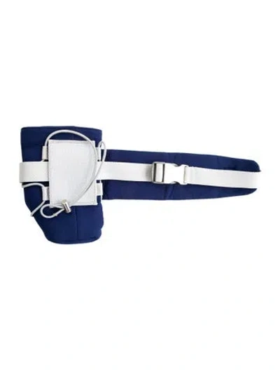 Pre-owned Prada Bottle Waist Pouch In Blue