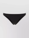 Prada Black Stretch Re-nylon Bikini Bottom In Black