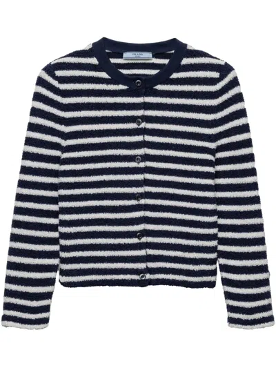 PRADA BOUCLÉ CARDIGAN