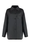 Prada Grey Coats - Single Breasted Coats Women In Black