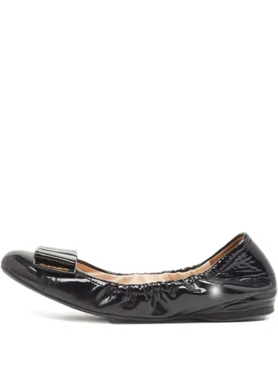 Pre-owned Prada Bow-detail Ballet Flats
