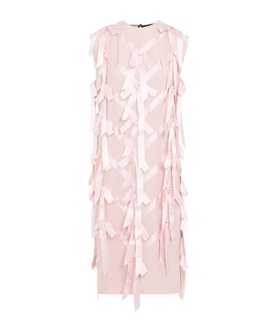PRADA PRADA PANELLED SLEEVELESS DRESS