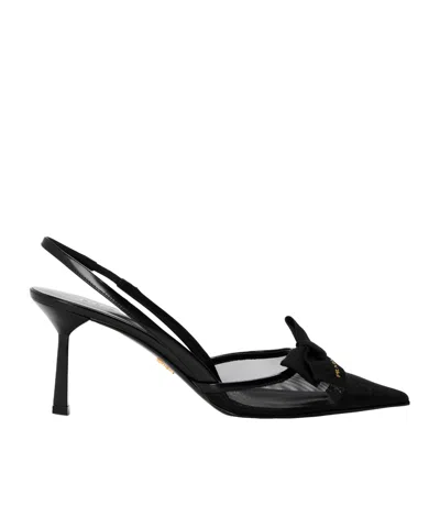 PRADA BOW SLINGBACKS