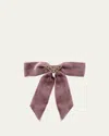 Prada Velvet Hair Clip In Confetto