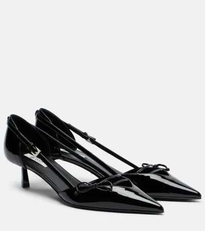 Prada Black Goatskin High Heel Women's Pumps
