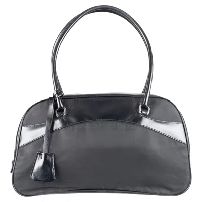 Pre-owned Prada Bowling Bag - '00s In Black