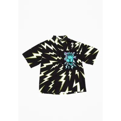 Pre-owned Prada Bowling Frankenstein Men Shirt Size M In Multi