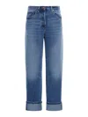 Prada Blue Denim Jeans In Blue
