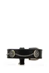 Prada Bracciale In Pelle Nera  Donna In Black