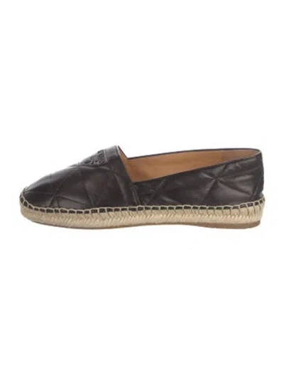 Pre-owned Prada Braided Accents Espadrilles In Black