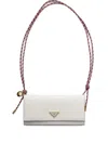 Prada Wallet With Leather Shoulder Strap